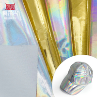 PVC Holographique Cuir Laser Métallique Miroir Cuir Synthétique Étanche Faux Matériaux pour Canapé Table Tapis Vanity Case Chaussures