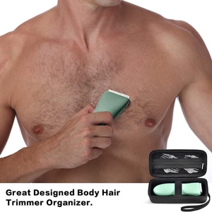 Funda de Eva dura personalizada para Meridianos, cortadora de pelo eléctrica por debajo de la correa, organizador de almacenamiento de afeitadora corporal para MANSPOT, Groin - Product Image 4