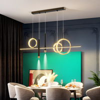 Plafonnier LED suspendu au design moderne, luminaire décoratif d'intérieur, idéal pour une salle à manger ou une cuisine, nouveau modèle de