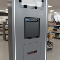 Imprimante thermique intégrée de billet de kiosque d'imprimante thermique de panneau en métal de 80mm pour le système de stationnement