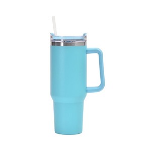 40oz Stainless Steel Double Wall Vacuum Insulated Beer Travel Cold Tumbler <b>with</b> <b>Straw</b> Handle Lid Customize - Product Image 3