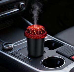 Lámpara de Ambiente con Luz Colorida en Forma de Taza de Té, Humidificador Ultrasónico de Plástico, con Sensor de Humedad, Alimentación USB, Bajo Ruido, 1 Año de Garantía - Product Image 4