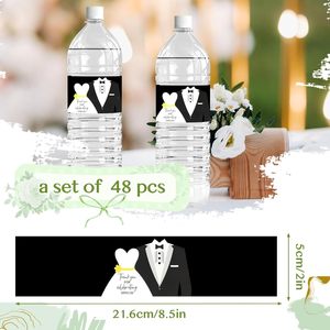 Etiquetas Personalizadas para Botellas de <span class=keywords><strong>Agua</strong></span> de Boda, Adhesivo de Agradecimiento, Envolturas Florales para Botellas de <span class=keywords><strong>Agua</strong></span>, Pegatina para <span class=keywords><strong>Cumpleaños</strong></span>, Baby Shower - Product Image 2