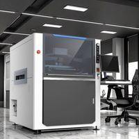 Impresora de pasta de soldadura de plantilla Manual de escritorio SMT para línea de producción de PCB pequeña