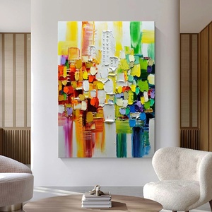 Decoración del Hogar, Lienzo Artístico de Lujo, Arte de Pared, Pinturas al Óleo Coloridas, Pintura Abstracta, Pintura Hecha a Mano, Decoración del Hogar, Arte de Pared - Product Image 5
