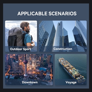 Walkie Talkie Portatile 5W Alta Potenza IP67 Impermeabile Portata 5KM <span class=keywords><strong>Radio</strong></span> FM Banda Aerea - Product Image 4