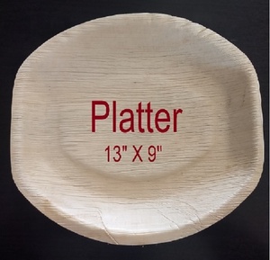 จานใบปาล์มอาเนก้าธรรมชาติ100% เป็นมิตรกับสิ่งแวดล้อมจานใส่อาหารแบบยั่งยืนย่อยสลายได้ตามธรรมชาติ - Product Image 5