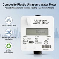 Compteur d'eau à ultrasons basse consommation DN15 DN20 DN25 IoT intelligent LoRaWAN M-Bus RS485 Modbus NB-IoT IP68 Lecture à distance