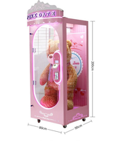 Pink Date Machine de jeu d'arcade à monnayeur, type coupe-corde et coupe-cadeaux, pour centre commercial, compatible OEM ODM