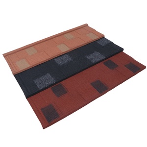 Tejas Metálicas con Recubrimiento de Piedra Tipo Shingle, Diseño Moderno Plano, Láminas para Techos que Imitan la Pizarra Natural para Edificios Comerciales - Product Image 1