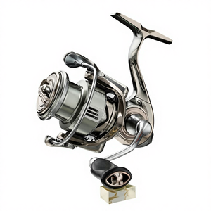 Mulinello da Pesca in Metallo Luya con Bobina Poco Profonda, Anti-Acqua Marina, Lancio a Lunga Distanza, Doppio Manovella Avvitabile, per Mano Sinistra - Product Image 3