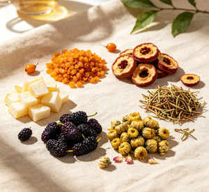 Tisane d'Eucommia <span class=keywords><strong>et</strong></span> d'Argousier, Soutient la Santé Cardiaque, la Digestion <span class=keywords><strong>et</strong></span> <span class=keywords><strong>l</strong></span>'Immunité, Thé Antioxydant Naturel, Vente en Gros <span class=keywords><strong>et</strong></span> OEM - Product Image 2