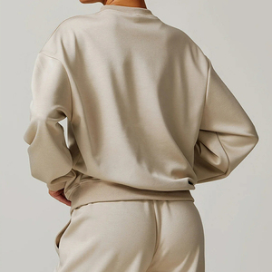 Ensemble de survêtement de sport pour femme, nouveau design 2024, de haute qualité, sweat-shirts à capuche, vêtements de <span class=keywords><strong>jogging</strong></span>, ensemble 2 pièces pour femme - Product Image 4