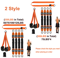 Bandas de entrenamiento ajustables Juego de bandas de resistencia para tirar hacia arriba Bandas de tubo de fitness de alta resistencia Accesorios deportivos de gimnasio para entrenamiento de fuerza
