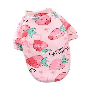 Nuovi vestiti stampati per animali domestici con cappuccio in pile a due zampe primavera e pullover invernale gatto cane orsacchiotto fornisce vestiti - Product Image 2