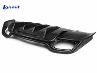 Diffuseur arrière en fibre de carbone de style PK de haute qualité, lèvre de pare-chocs arrière, adapté au kit carrosserie de mise à niveau Mercedes Benz AMG GT GTS