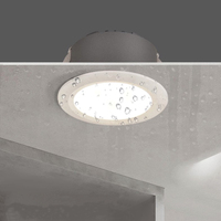 AC110V AC220V Lampu Sorot LED Tersembunyi 7W 12W Lampu Spot IP65 Tahan Air Lampu Sorot LED Plafon untuk Dapur Kamar Mandi