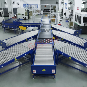 Yeni Otomatik Dayanıklı Alüminyum Paket Sıralama Sistemi Teslimat Ortakları Ayarlanabilir Hızlı Döner Tekerlekli Konveyör Yazılımı - Product Image 4