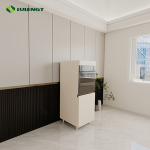 Meuble <span class=keywords><strong>de</strong></span> cuisine semi-haut encastrable pour appareils électroménagers, entièrement en aluminium, armoire <span class=keywords><strong>de</strong></span> rangement demi-hauteur pour appareils - Product Image 2