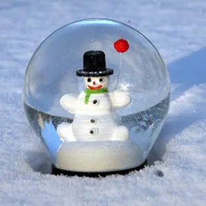 Лидер продаж, Рождественский стеклянный снежный шар для украшения дома от производителя