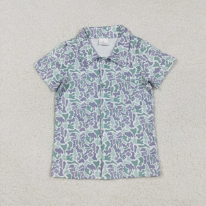 Chemise pour garçon avec boutons en forme de cactus et de voitures de dessin animé - Product Image 5
