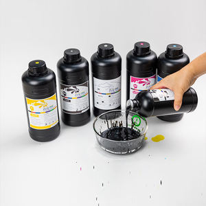 Premium 1000ml UV-inktcartridge voor E-pson industriële printkoppen, compatibel met zachte en harde ondergronden - Product Image 1