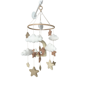 Design onirique nouveau-né lit suspendu décor cloche vent carillon dinosaure thème bébé berceau lit mobile - Product Image 1