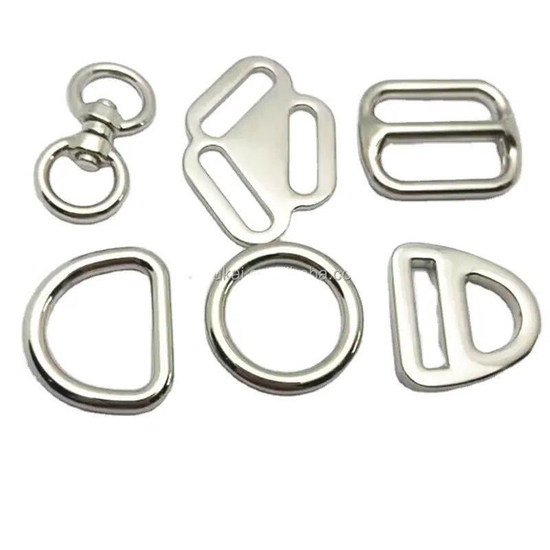 Hot sales Metal Buckle D-shaped Buckle Zinc Alloy Material D Ring For Handbag D-ring Belt Buckles