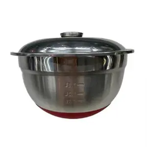 Couvercles de récipient alimentaire en acier inoxydable, 6 pièces, couvercle métallique adapté aux pots, bols, Wok pour ustensiles de cuisine, couvercle universel