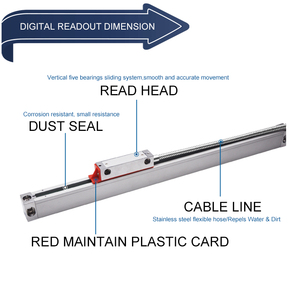 Regla Óptica de Alta Precisión Personalizable con Resolución de 0.1um/0.5um/1um/5um/10um para Máquinas Herramienta de Fresado y Torneado - Product Image 5