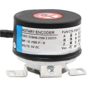 Encodeur rotatif MILRJYZRE EI38H8-2500-E3D5Y3 2500 Ppr 5V DC avec câbles - Product Image 1