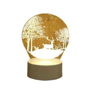 Bán Buôn 3D Acrylic LED Ánh Sáng Ban Đêm RGB Đa-Màu Sắc Cho Phòng Ngủ Trang Trí Cho Halloween Tốt Nghiệp Lễ Phục Sinh Lễ Tạ Ơn - Product Image 1