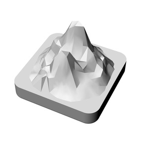 Molde de silicona para decoración de cemento, paisaje de escritorio para el hogar, decoración de rocalla pequeña, herramienta abrasiva, molde de piedra fragante de yeso - Product Image 6