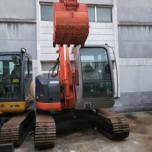 Excavatrice Hitachi Zx75 d'occasion en stock, performance élevée, livraison mondiale efficace, Shanghai Yard - Product Image 2