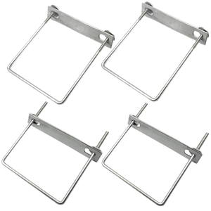 Tắm Bãi đậu xe cố định kim loại bu lông U bu lông không cần khoan nhôm cột cơ sở thép không gỉ 2 miếng (2 150mm - Product Image 1