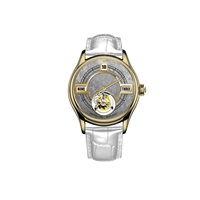 Montres mécaniques tourbillon pour hommes, nouveau design motif fleur de glace, avec fonction heures sautantes, lumineuses et étanches, fabrication OEM/ODM