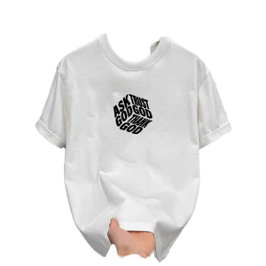 Proveedor Mayorista de Camisetas Unisex de Manga Corta, 200g, 100% Algodón, Tejido Anti-Pilling, Casual, Holgadas, con Estampado Digital - Product Image 1