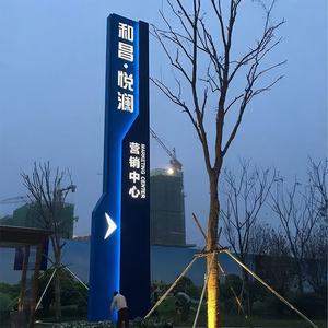 لافتات إعلانية على الطريق لطرق الطرق الجانبية أدى الإعلان في الهواء الطلق من Wayfinding لوحة إعلانات اتجاهية - Product Image 4