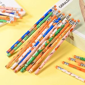 Série Thanksgiving – Crayons à dessin HB en bois mignons, dureté 2B, pour enfants, usage scolaire, ensemble de crayons de couleur - Product Image 2