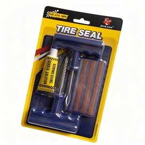 Outils de réparation de <span class=keywords><strong>pneus</strong></span> d'urgence - Kit <span class=keywords><strong>pour</strong></span> voiture et camion avec vulcanisateur, bouchons et patchs froids - Product Image 1