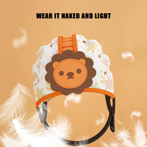 Protecteur de tête pour bébé, <span class=keywords><strong>casque</strong></span> de sécurité en éponge douce, style mignon, chapeau de protection réglable pour enfant - Product Image 4