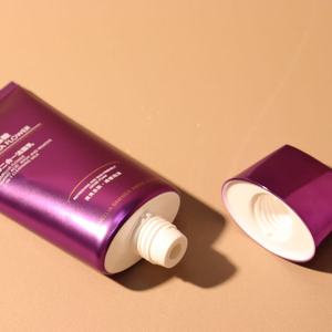 Oval <b>Plastic</b> Cosmetic <b>Tubes</b> With Screw Cap Labeling PE Material Offset Printing Various Colors Sizes For Skin Care Product - Product Image 4