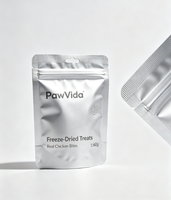 Sachet refermable personnalisé pour snacks, sacs d'emballage alimentaire avec encoche de déchirement et fermeture éclair
