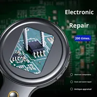 Hot V7 Handheld HD Digital Microscope Glass LED Illumination for Electronic Identification Repair Inspection Screen Magnifier
