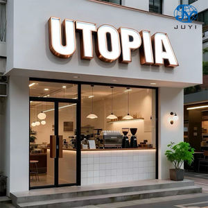 बाहरी इनडोर दीवार लोगो के नेतृत्व में चैनल अक्षर कंपनी ने संकेत के लिए 3 डी पत्र प्रबुद्ध हस्ताक्षर के लिए साइन बोर्ड का नेतृत्व किया - Product Image 2