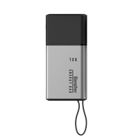 Besiter 2-in-1 Hochleistungs-Powerbank mit 10000mAh und 35W Ausgangsleistung, Einziehbarem Kabel und Netzstecker