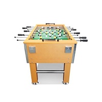 Table de baby-foot autoportante en MDF de 60 pouces, noire, robuste, avec porte-gobelets, idéale pour bars et salles de jeux – Vente directe usine, best-seller