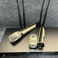 Système de microphone sans fil professionnel SKM9000 en métal, double UHF cardioïde, faible rapport signal-bruit pour la scène