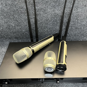 Système de <span class=keywords><strong>microphone</strong></span> sans fil professionnel SKM9000 en métal, double UHF <span class=keywords><strong>cardioïde</strong></span>, faible rapport signal-bruit pour la scène - Product Image 2