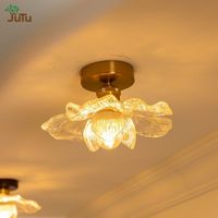 Plafonnier créatif en forme de pétale, couleur macaron, LED, lampe pour chambre d'enfant, éclairage décoratif en forme de fleur pour chambre de fille